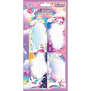 Etiqueta Escolar Decorada BLINK com 8 Etiquetas 100X208MM - Pacote com 10 Unidades