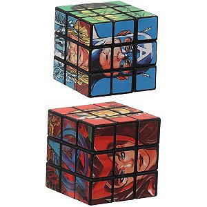Cubo Mágico Avengers 5X5 Etitoys - Display com 12 Unidades