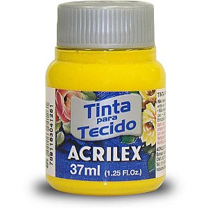Tinta para Tecido Acrilex Fosca 37ML - COR Melão, Dúzia