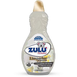 Limpador Multiuso Zulu CHÁ Branco 1L - Caixa com 12 Unidades