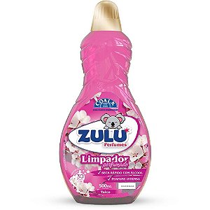 Limpador Multiuso Zulu Talco 500ML - Caixa com 12 Unidades