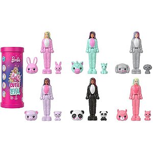 Barbie LAND Cutie Reveal Mini Boneca - Caixa com 10 Unidades