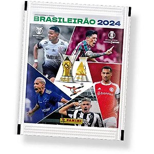 Figurinhas Campeonato Brasileiro 2024 – Envelope com 5 Cromos, Display com 100 Unidades
