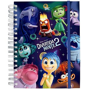 Caderno 01X1 Capa Dura Divertidamente SMART 80 Folhas