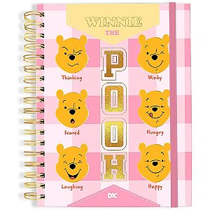 Caderno 01X1 Capa Dura Pooh SMART 80 Folhas
