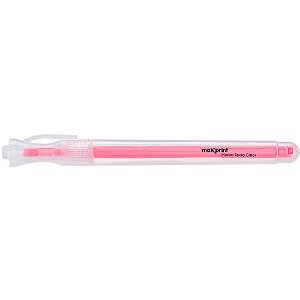 Caneta Marca Texto Clear Rosa Caixa com 12 Unidades