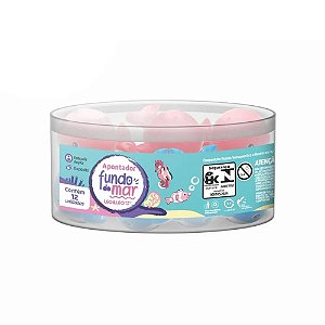 Apontador com Depósito 2 Furos Baleia Fundo do MAR – 4 Cores, Pacote com 12