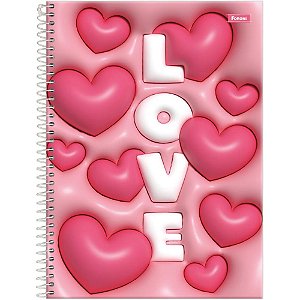 Caderno 10X1 Capa Dura Nicecream 160 Folhas Pacote com 04