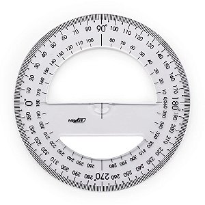 Transferidor MAX Premium 360º Cristal 15CM Blister