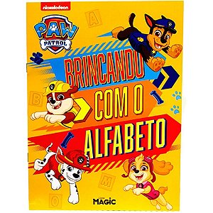 Livro Pedagógico Patrulha Canina Alfabeto EVA 63 Peças