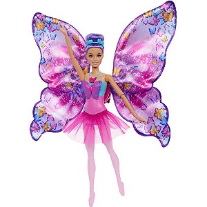 Barbie Fantasy Boneca Bailarina Borboleta com  ASAS Mágicas