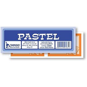 Impresso Talão Ficha Pastel 50X2 53X152MM – Pacote com 10 Unidades
