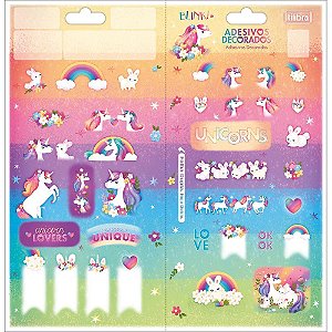 Adesivos Decorados BLINK 100X208MM com Duas Folhas Pacote com 10 Unidades