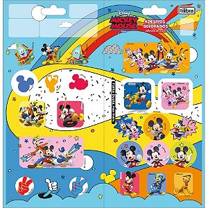 Adesivos Decorados Mickey Estampa única 100X208MM Pacote com 10