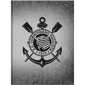 Caderno Brochurão Capa Dura Corinthians 80 Folhas (pacote com 5)