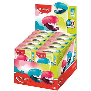 Grampeador Mini Vivo IMP.24/6-26/6 Cores