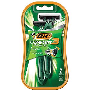 Barbeador Descartavel Comfort 3 SENS. VD 12BLX2UN. CT.C/24