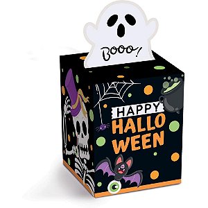 Embalagem para Doces Halloween Caixa POP P 7X7X7CM Pacote com 10 Unidades 1