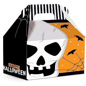 Embalagem para Doces Halloween Maleta KIDS 9X9X6CM Pacote com 10 Unidades