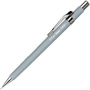 Lapiseira 0.7MM Pentel Cinza - Caixa com 6 Unidades