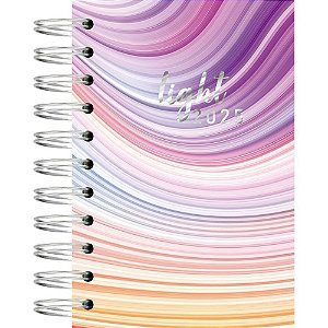 Agenda 2025 LIGHT Espiral Compacta 100X150MM - 160 Folhas
