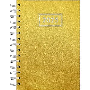 Agenda 2025 SCRATCH Espiral Capa Dura 140X200MM Ouro