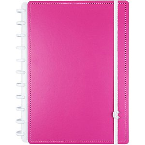 Caderno Inteligente Grande Super PINK 80 Folhas