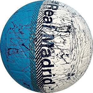 Mini Bola de Futebol Real Madrid Nº 1 - Azul e Branco