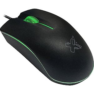 Mouse óptico USB 1200DPI Ergonômico com Cabo 1,25M
