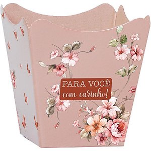 Cachepot Paper Decorado Pote 15 Helena 16X17X11CM - Pacote com 10 Unidades