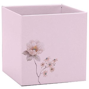 Cachepot Paper Decorado Pote 15 Hana Quadrado 15X15X15CM Pacote com 10 Unidades