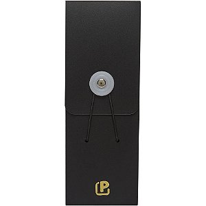 Estojo Plástico Multiuso Vertical Preto - Pacote com 4 Unidades