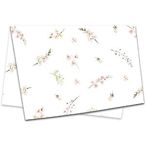 Papel Seda Decorado 50X70CM Alice - Pacote com 50