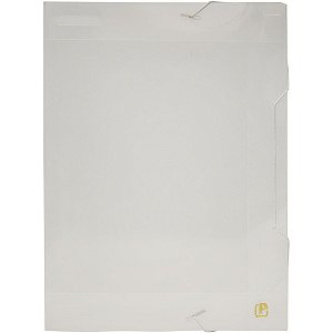 Pasta ABA Elastica Plastica Oficio 40MM Premium Cristal PCT.C/10
