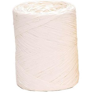 Ráfia Sintética 100M Branco R53 - Rolo