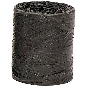 Ráfia Sintética 100M Preto R89 Rolo