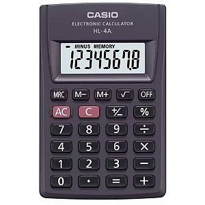 Calculadora de Bolso 8 Dígitos BIG Display Preta
