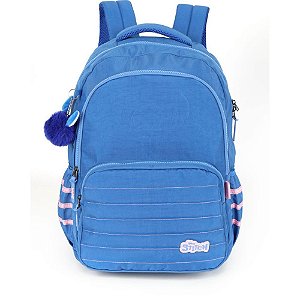 Mochila STITCH G Azul C/ Compartimento para Notebook