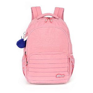Mochila STITCH G Salmão C/ Compartimento para Notebook