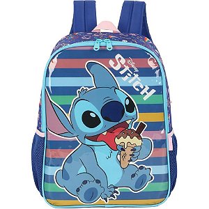 Mochila Infantil STITCH G Azul