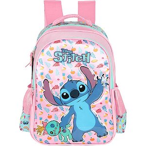 Mochila Infantil STITCH G Rosa