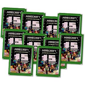 Figurinhas Minecraft 2024 - Pacote com 100 Figurinhas