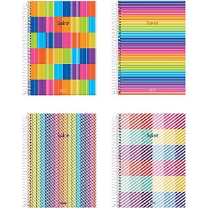 Caderno 15X1 Capa Dura Spiro 240 Folhas com /02