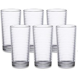 Copo de Vidro LONG DRINK Huis 6 Peças  Jogo