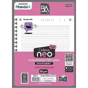 Refil para Caderno Neo Pautado 80 Folhas