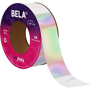 Fita Nacarada 15MMX10M Branca Pacote com 10