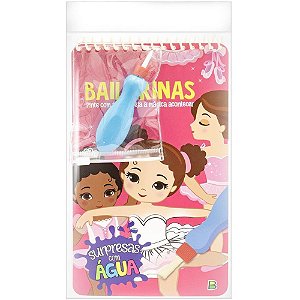 Livro Aquabook Bailarinas 24X14CM 6 Páginas