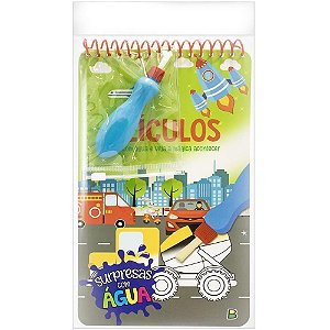 Livro Aquabook Veículos 24X14CM 6 Páginas
