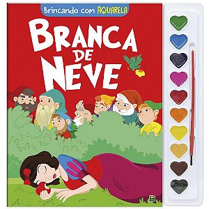 Livro Aquarela Branca de Neve 27X28CM 16 Páginas