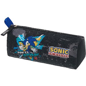 Estojo Simples Sonic DON´T STOP PVC